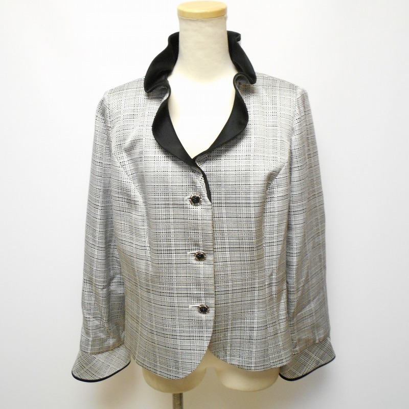 951188Igin Zibeline 東京イギン グレー系 ラメ ジャケット 15拍卖