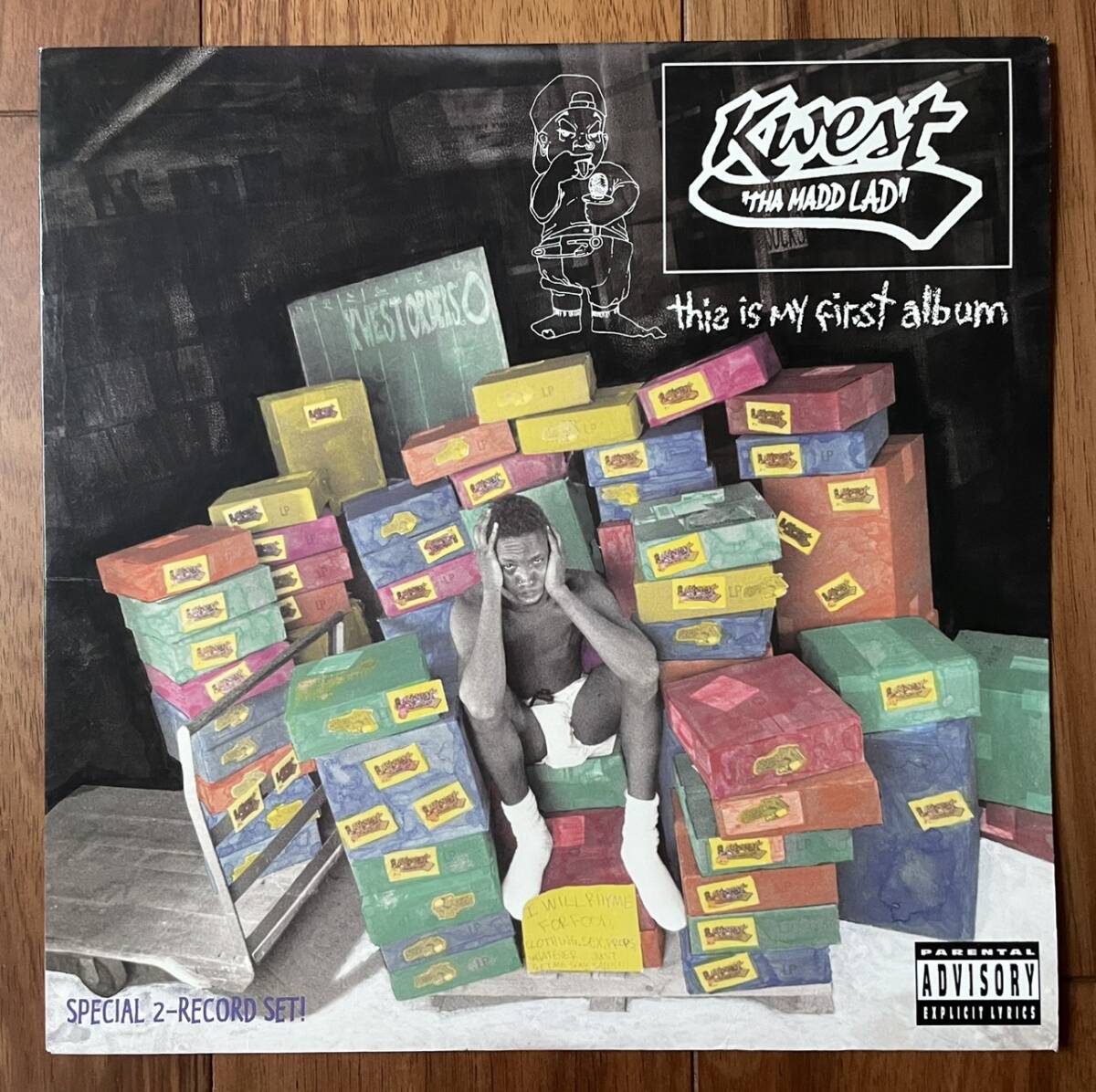 USオリジナル 2LP Kwest Tha Madd Lad This Is My First Album拍卖