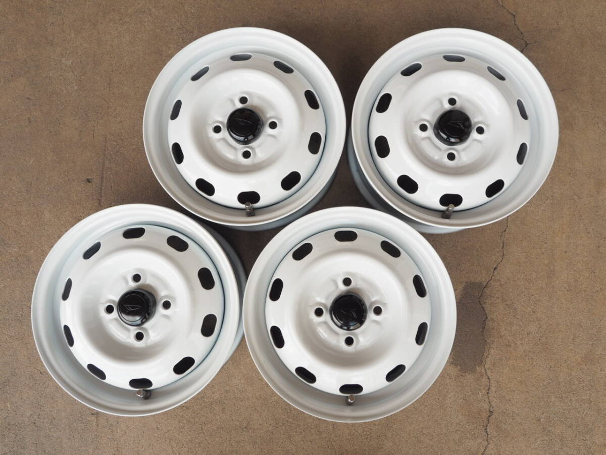 P127 送料無料 アトレーワゴン純正 4.5Jx13 +45 PCD100 4穴 4本 純正鉄ホイール 13X4.50B 拍卖