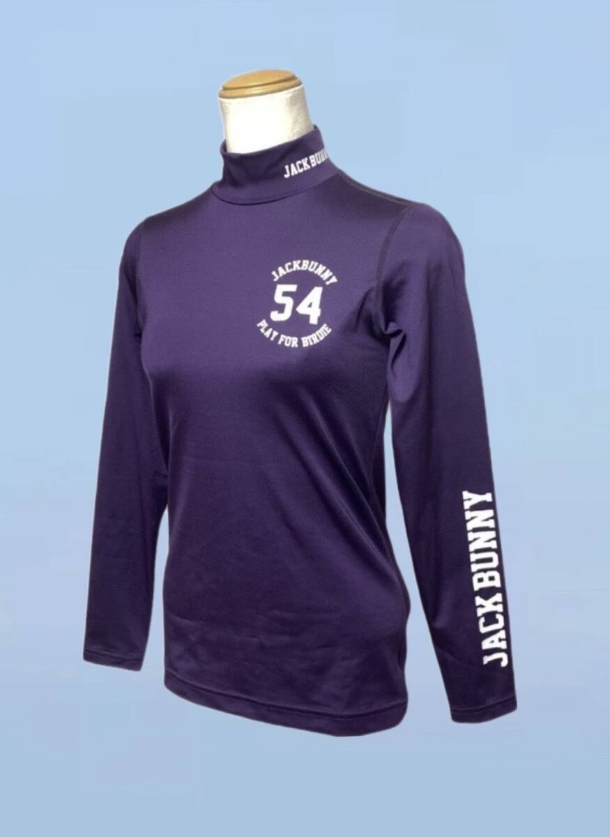 新品 未使用 JACK BUNNY ジャックバニー 長袖ハイネックTシャツ パープル 150サイズ拍卖