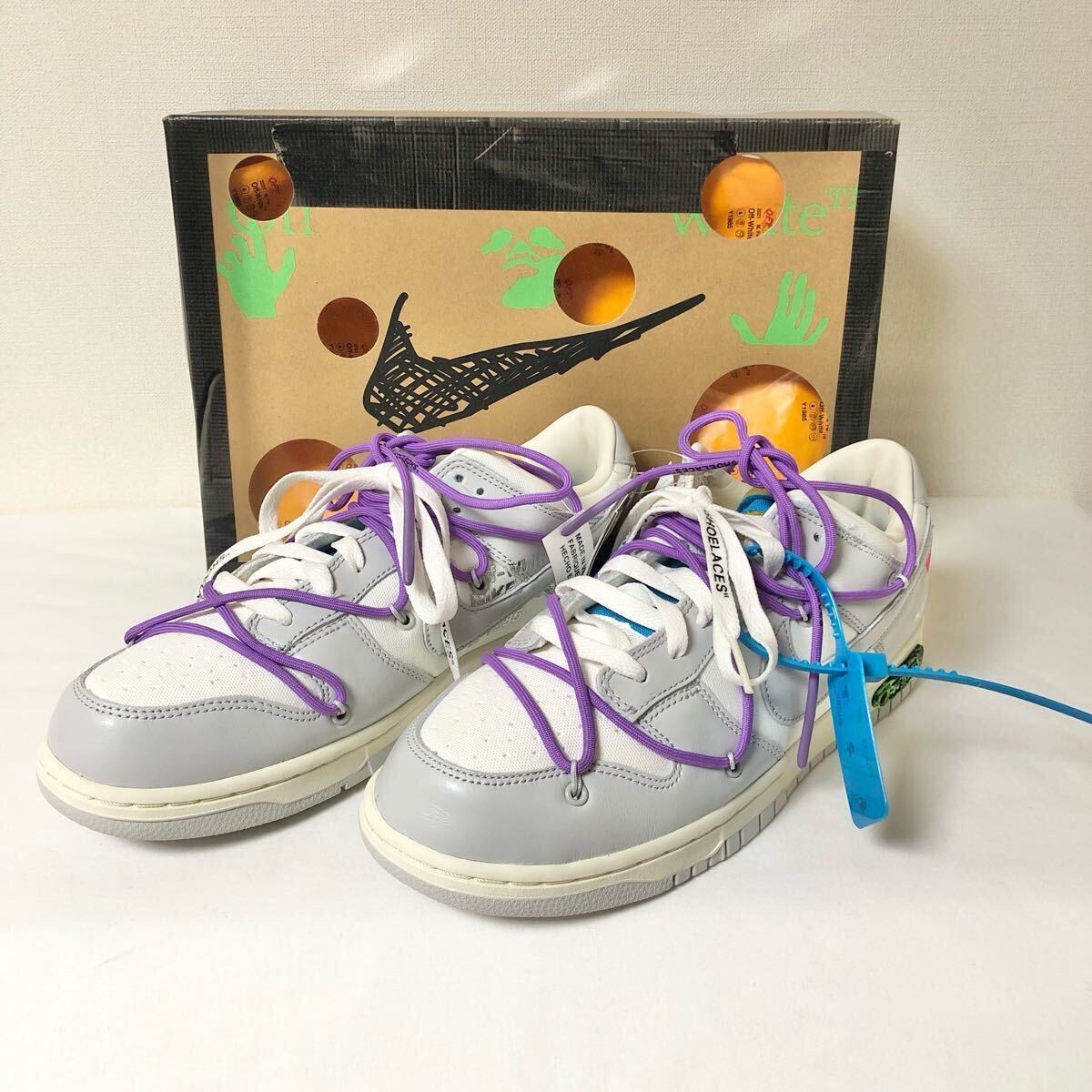 新品未使用 国内正規品 28cm Off-White × Nike Dunk Low The 50 COLLECTION拍卖