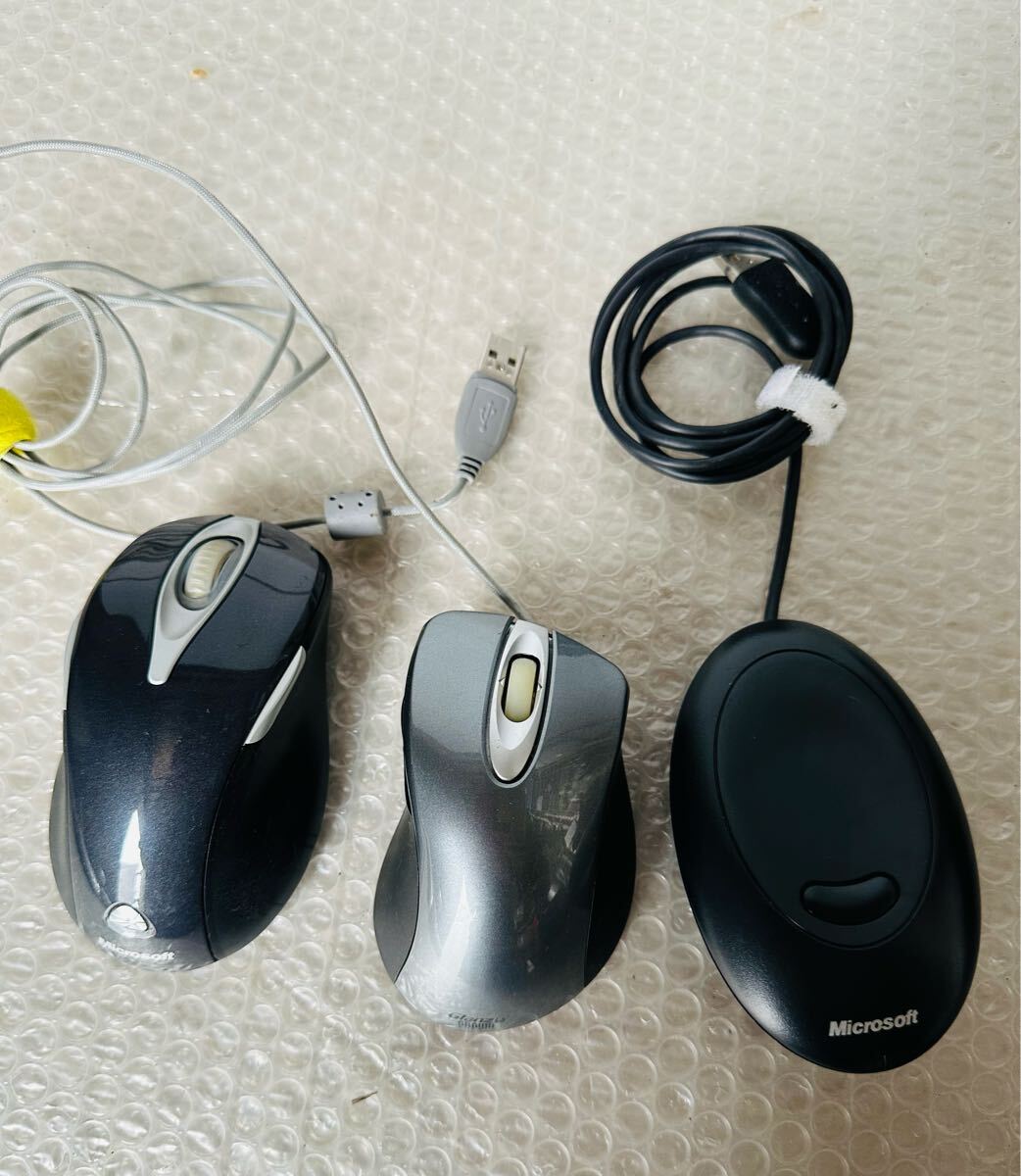 マウス Microsoft2点/SANWA SUPPLY 1点の3点まとめ売り【動作未確認】拍卖