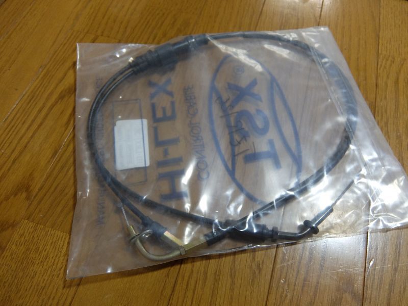 TZR125 2RM 3TY アクセルワイヤー 新品リプロ品 (スロットルワイヤー アクセルケーブル スロットルケーブル拍卖
