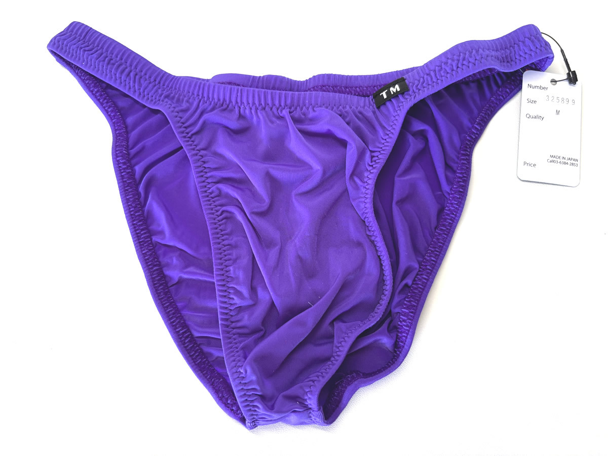 TMコレクション STRIKESKIN ウエストしっかり股下細め ハーフバック Mサイズ パープル拍卖