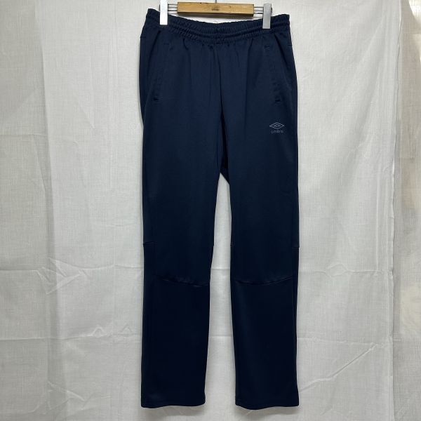 umbro アンブロ ロング パンツ ボトム 長 ズボン ジャージ O 紺 ネイビー トレーニング スポーツ ランニング ウエア b21714拍卖