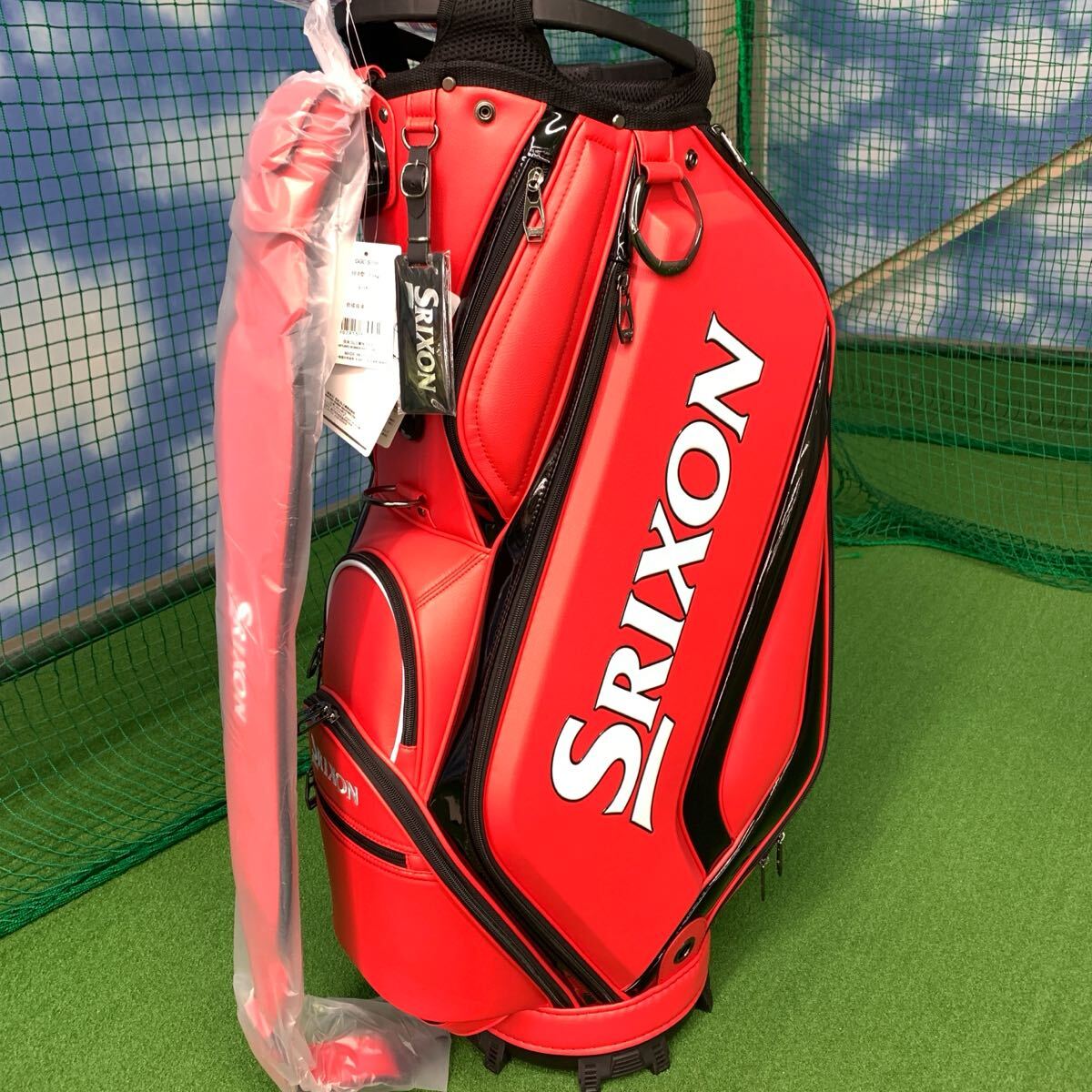 即決■キャディバッグ / ダンロップ スリクソン GGC-S188 レッド 10型拍卖