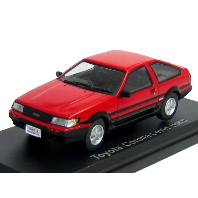 ■即決アシェット 国産名車コレクションNo.81 1/43【トヨタ カローラ レビン 1983 (レッド)拍卖