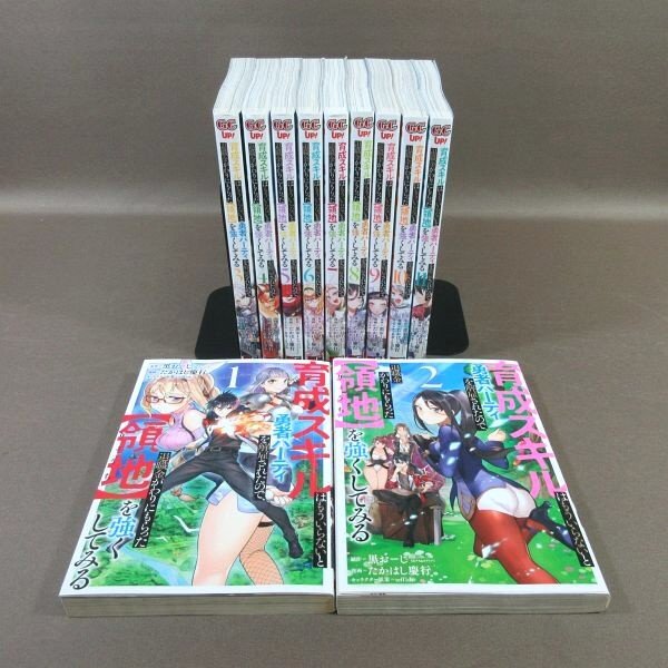 KA741●「育成スキルはもういらないと勇者パーティを解雇されたので、退職金がわりにもらった【領地】を強くしてみる 1~11」コミック11冊拍卖