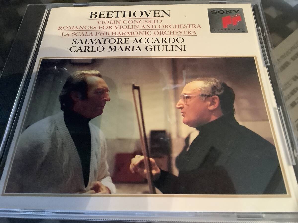 S☆アッカルド  ジュリーニ  ベートーヴェン  バイオリン協奏曲  ロマンス  ミラノ・スカラ座管拍卖