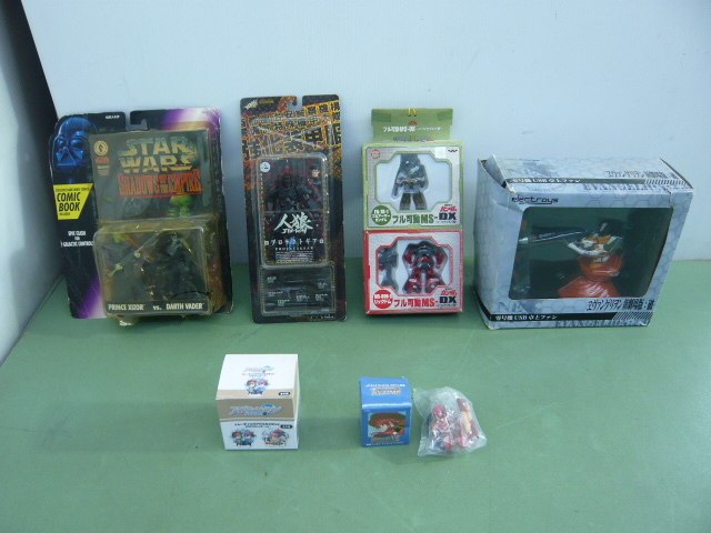 BA288◆スター ウォーズ ィギュア 人狼 プロテクトギア ガンダムDX エヴァンゲリオン フィギュア アイドリッシュセブン 他 6点◆未使用◆D拍卖