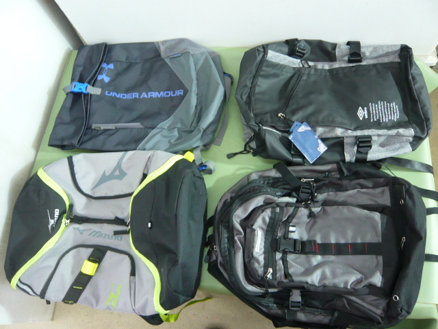 A296◆リュクサック まとめ アンダーアーマー ミズノ 他 4点セット ◆中古◆Z1拍卖