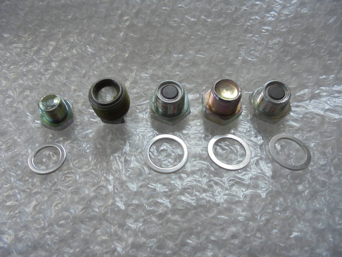 FC3S★新品純正部品★エンジン&ミッション&デフ用★フィラー&ドレンボルト★1台分セット★全国送料無料★即決★ワッシャー付き*拍卖