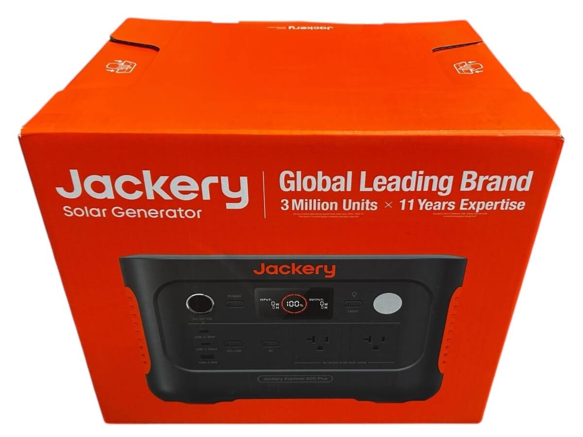 ■ 新品未開封 Jackery ポータブル電源 600 Plus JE-600C ジャクリー 災害用 アウトドア キャンプ用品 中容量モデル UPS機能拍卖