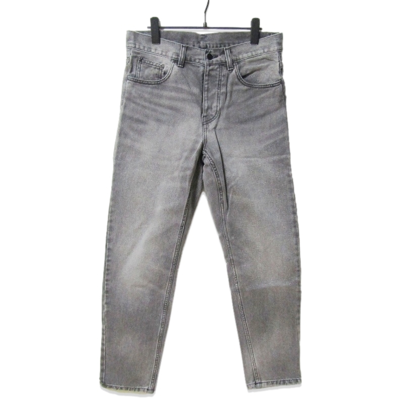 Carhartt WIP カーハートワークインプログレス デニム ニューエルパンツ I029208.89.WI NEWEL PANT デニムパンツ グレー 28 27110166拍卖