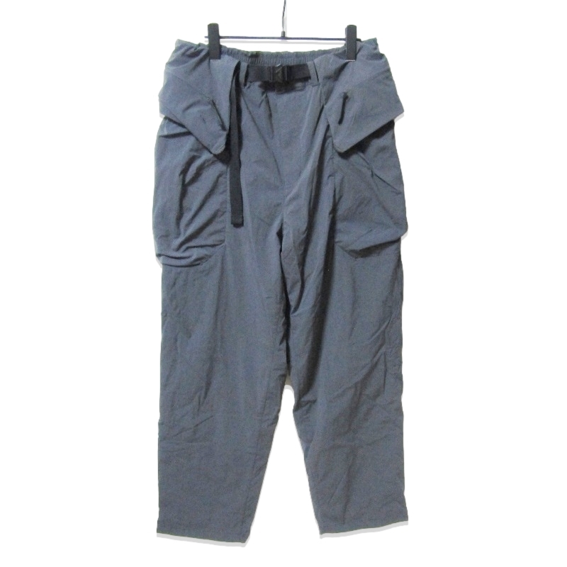 美品 alk phenix アルクフェニックス ザックパンツ EAM23OB50 Zak pantsIV 23AW イージーパンツ 撥水 裏起毛 グレー L 27110274拍卖