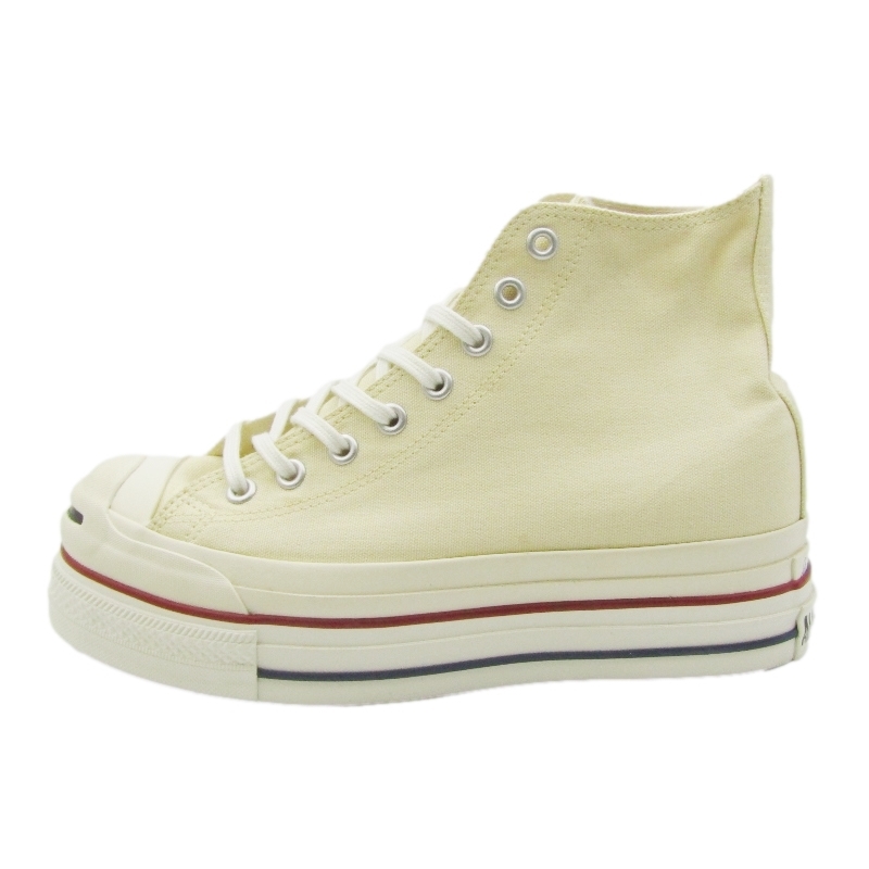 未使用 CONVERSE × doublet コンバース 25cm JACK PARCELL ALLSTAR HI 25SS59FT59 1SE539 ジャックパーセル アイボリー 24004628拍卖