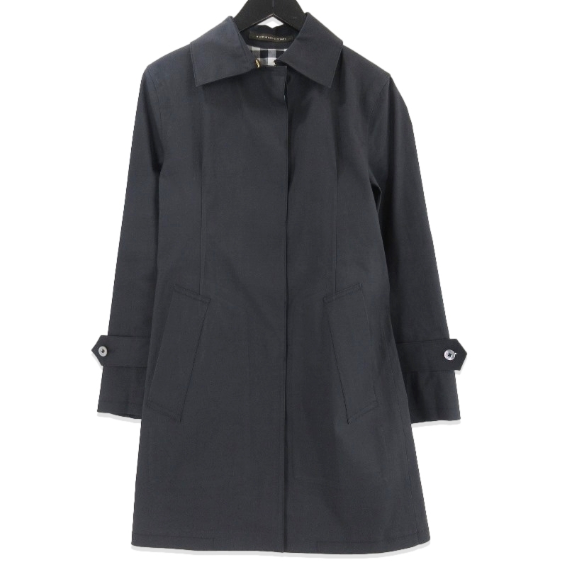 MACKINTOSH マッキントッシュ ステンカラーコート ID/IG/IP/IX レディース バルカラー ゴム引き 比翼 ブラック 黒 36 71012792拍卖