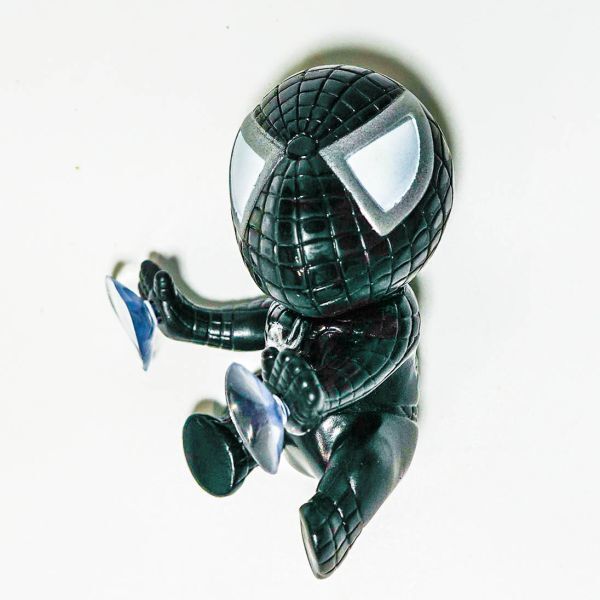 スパイダーマン 車 自動車 吸盤 ブラック 黒 グッズ 車アクセサリー【現物撮影】拍卖