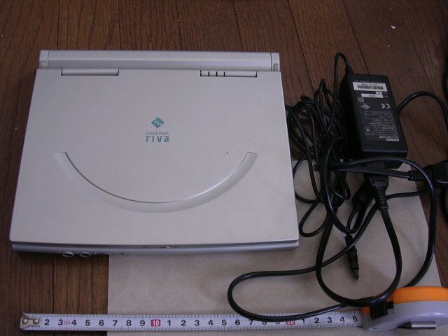 ■MPC-206 CASIO ミニノートPC CASSIOPEIA FIVA AC付き 通電&HDD起動 液晶表示出ず完全JUNK品拍卖