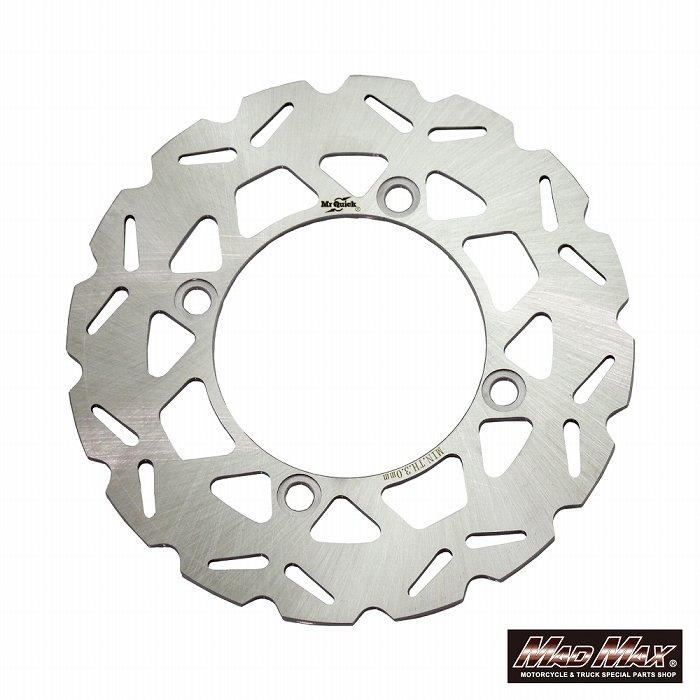 MADMAX Mr Quick製 ホンダ CT125 ハンターカブ 220mm フロントウェーブディスク シルバー (MR19-CT15-01) マッドマックス拍卖