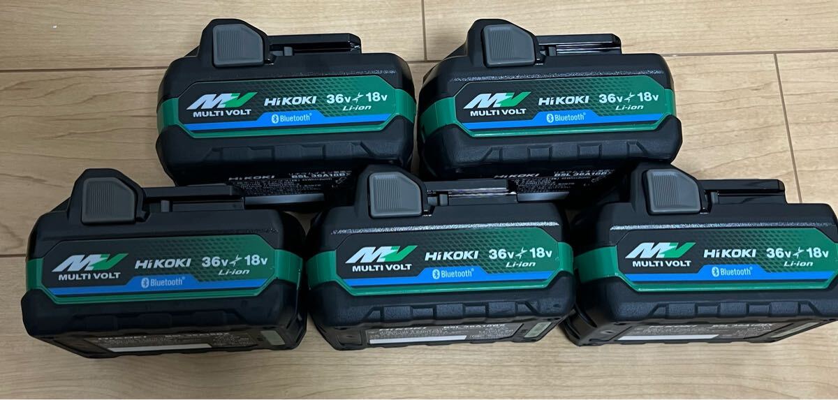 送料無料 未使用 マルチボルト ハイコーキ BSL36A18BX リチウムイオンバッテリ 日立工機 純正 5個セット拍卖