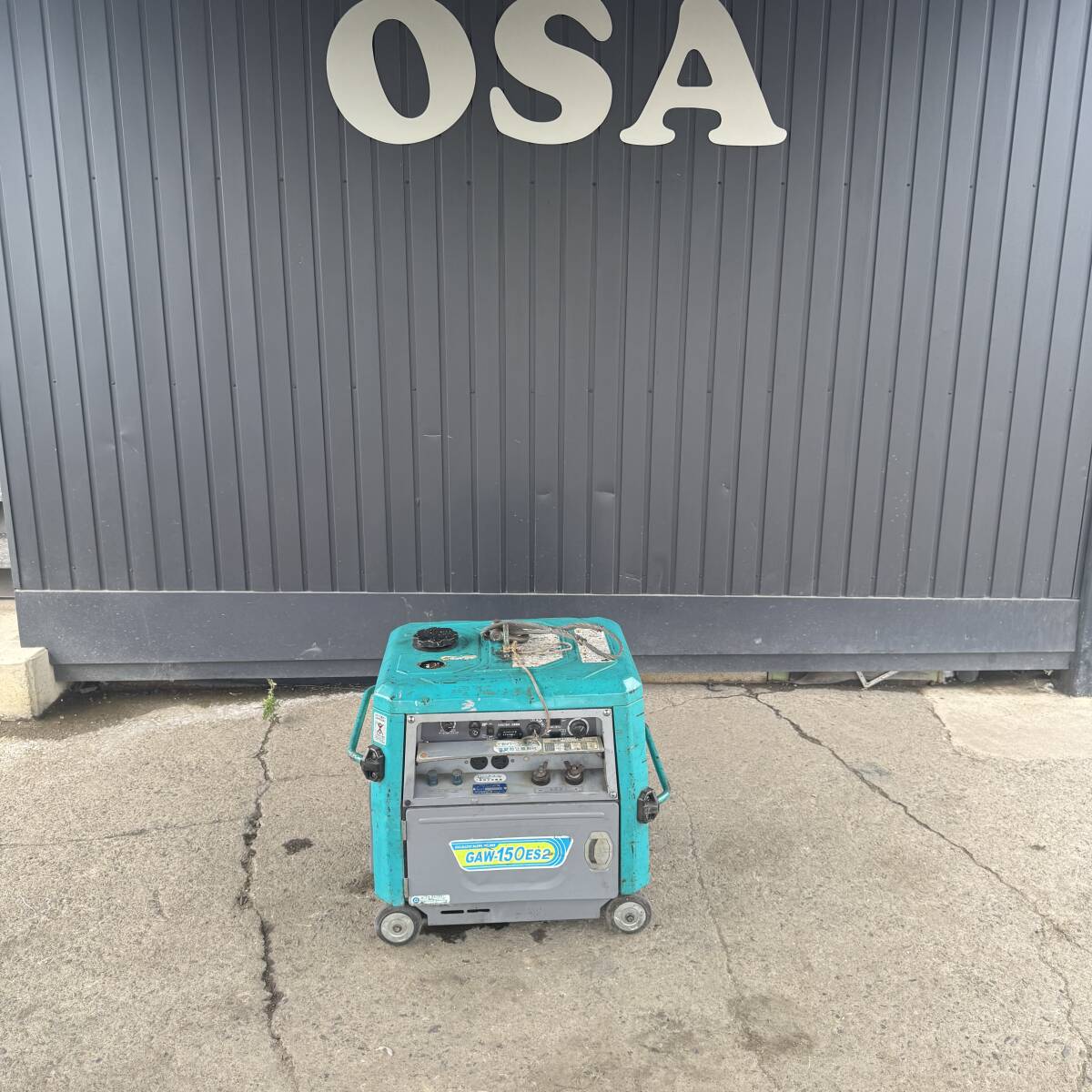 △ v 岐阜発/ Denyo/ デンヨー/ GAW-150ES2/ 発電/ 溶接機/ 使用時間1389h/ 実動 動画アーク溶接確認/ 現状品/ 管40c/ R7.6/27 △拍卖