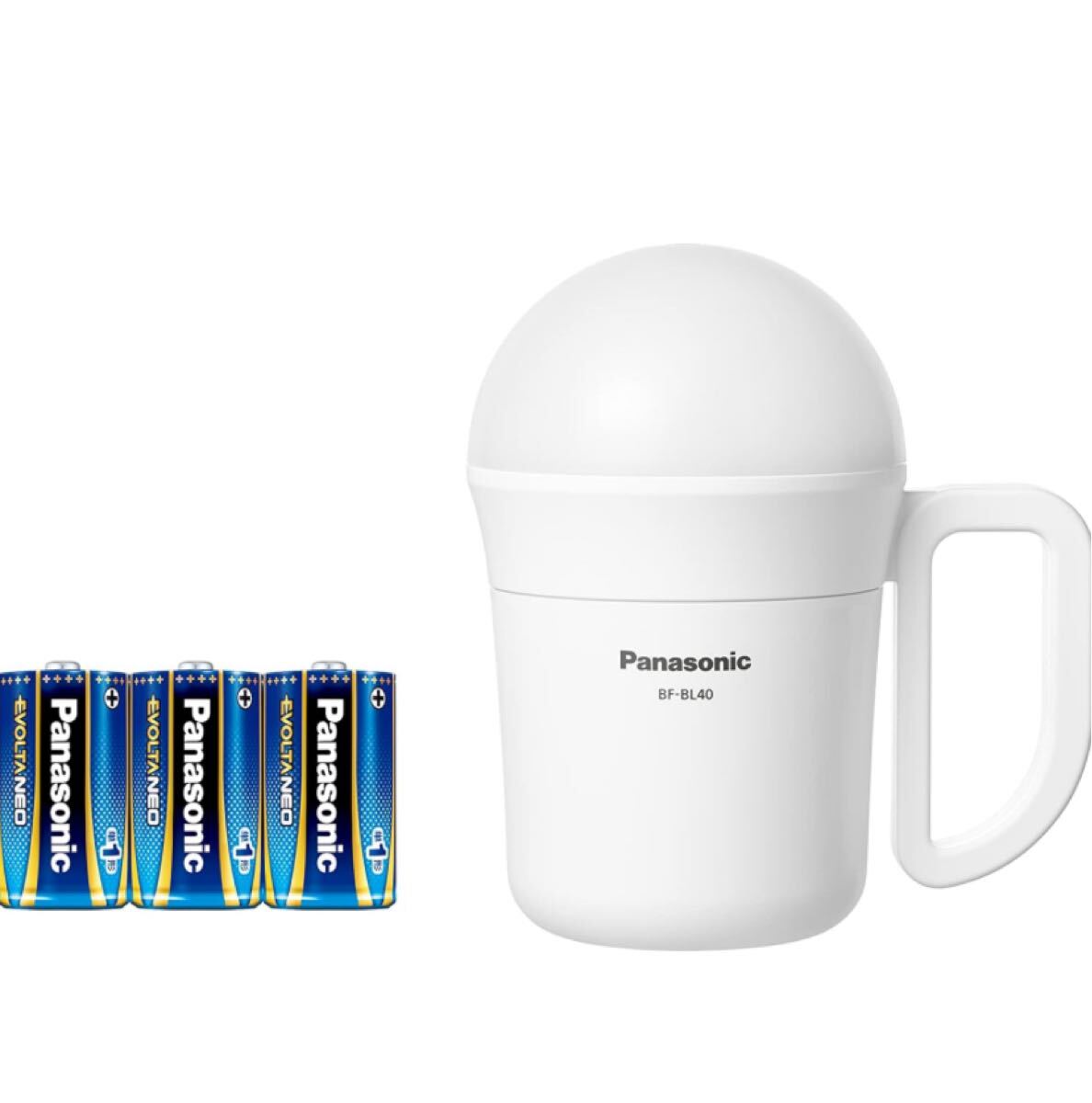 パナソニック LEDランタン 乾電池エボルタNEO付き強力ランタン(でかランタン)ランタンと懐中電灯の2WAY とにかく明るい800ルーメン 拍卖