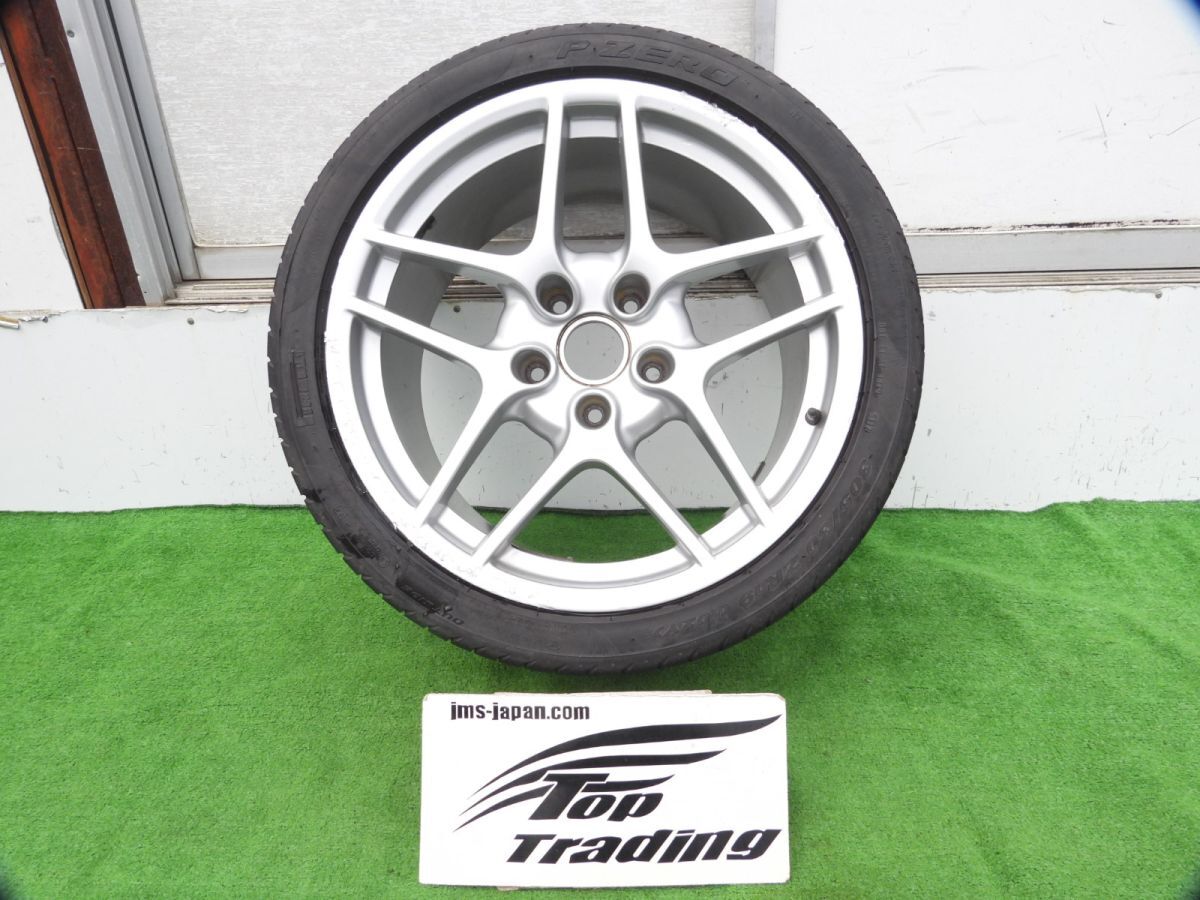 L4393vc ポルシェ純正 911/997 リア用 11J/19インチ アルミホイール ピレリーPゼロ 305/30ZR19 99736216301 1本拍卖