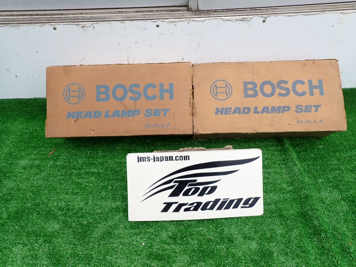 L5659nj ボッシュ BOSCH ヘッドランプ ハイ ロービーム セット 丸灯 4灯分 旧車 デットストック BHL-L-P/BHL-H4-N拍卖