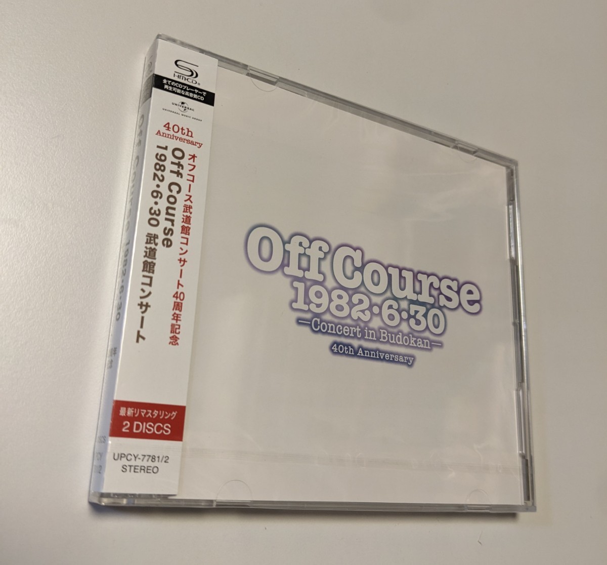 MR 匿名配送 2CD オフコース Off Course 1982・6・30 武道館コンサート40th Anniversary SHM-CD 4988031509463拍卖
