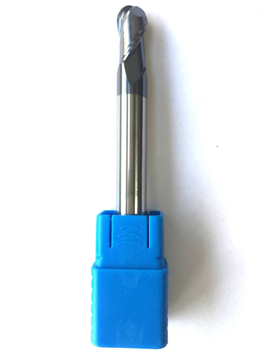 新品 RG 2枚刃 R4 TIALN コーティング 超硬 ロング ボールエンドミル φ8 。拍卖