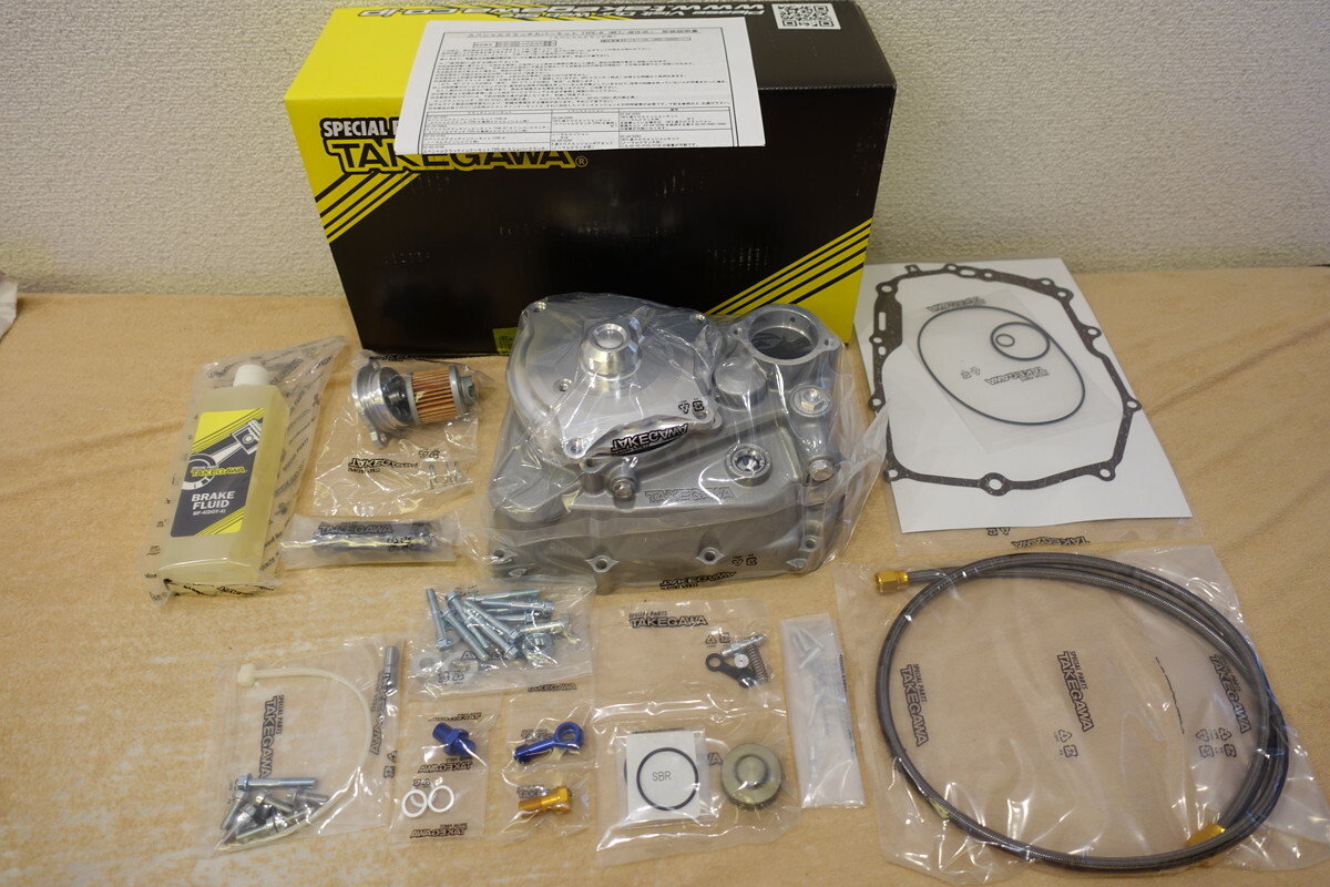 SP武川 モンキー125 JB02 スペシャルクラッチカバーキットTYPE-R (WET / 油圧式) シルバー塗装 02-01-0289 定価108,350円 MONKEY125拍卖