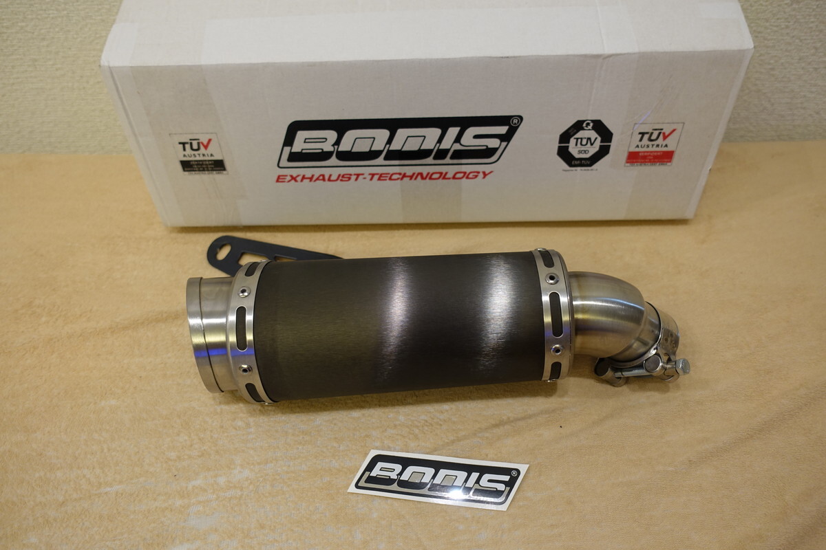 BODIS SV650 / SV650X / Gladius (16-25) GPC-RSII スリップオンマフラー ブラックステンレス SSV650-010 定価107,778円 グラディウス拍卖