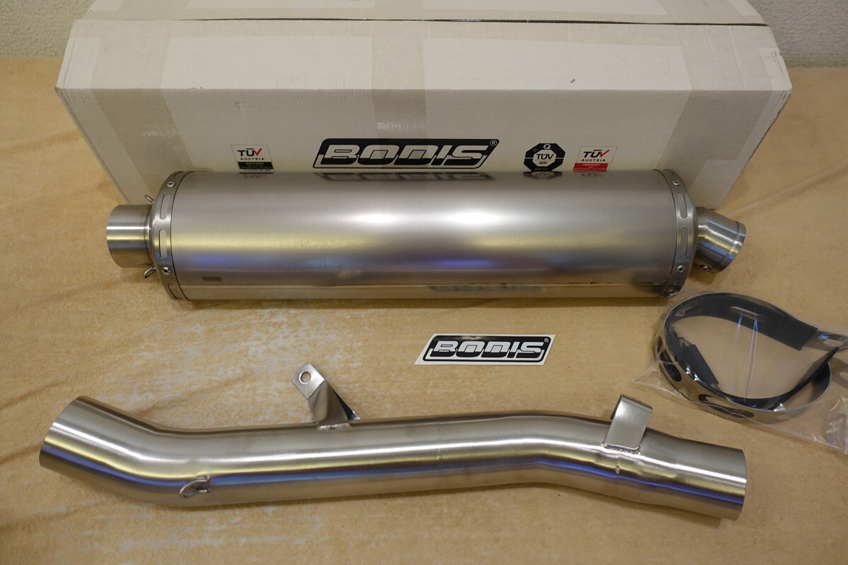 希少★BODIS GSF1200 Bandit (96-05) OVAL 1OK フルチタンスリップオンマフラー SGSF1200-002 定価153,780円 バンディット 拍卖