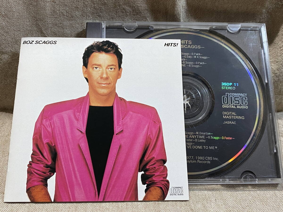 BOZ SCAGGS - HITS! 35DP11 CSR刻印 国内初版 日本盤 美品 税表記なし3500円盤 オリジナルケース 廃盤 レア盤拍卖