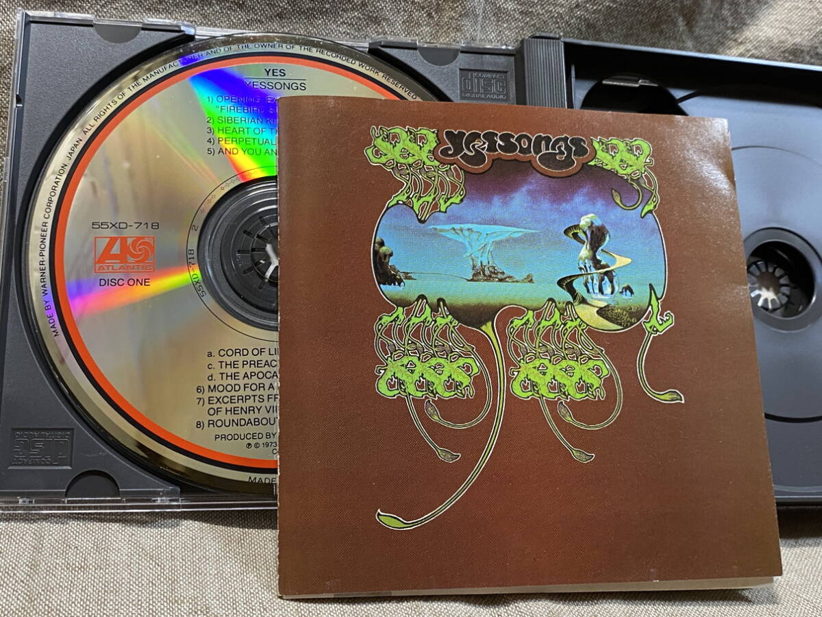 YES - YESSONGS 55XD-718 CSR刻印 国内初版 日本盤 2CD 廃盤 レア盤拍卖