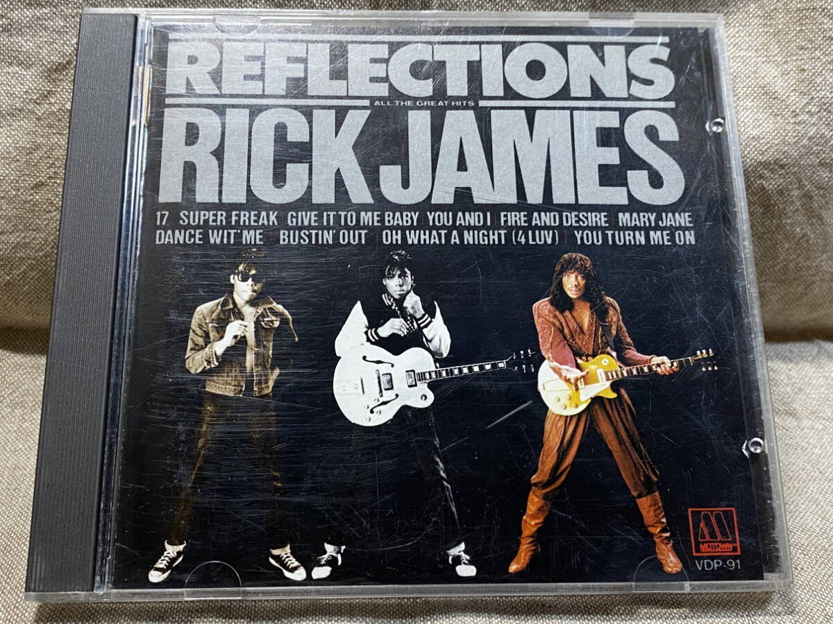 RICK JAMES - REFLECTIONS VDP-91 国内初版 日本盤 税表記なし3500円盤 オリジナルケース 廃盤 レア盤拍卖