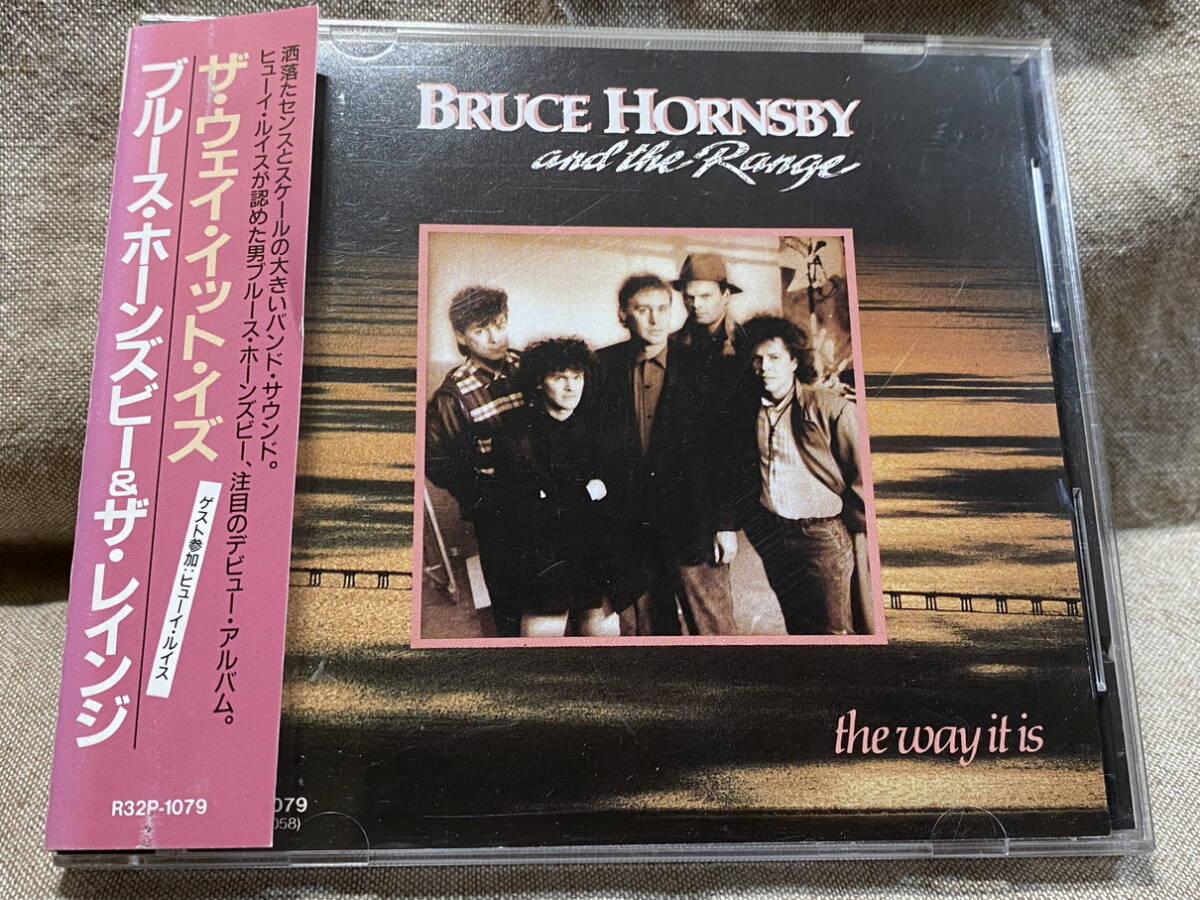 BRUCE HORNSBY AND THE RANGE R32P-1079 国内初版 日本盤 税表記なし3200円盤 帯付 廃盤 レア盤拍卖