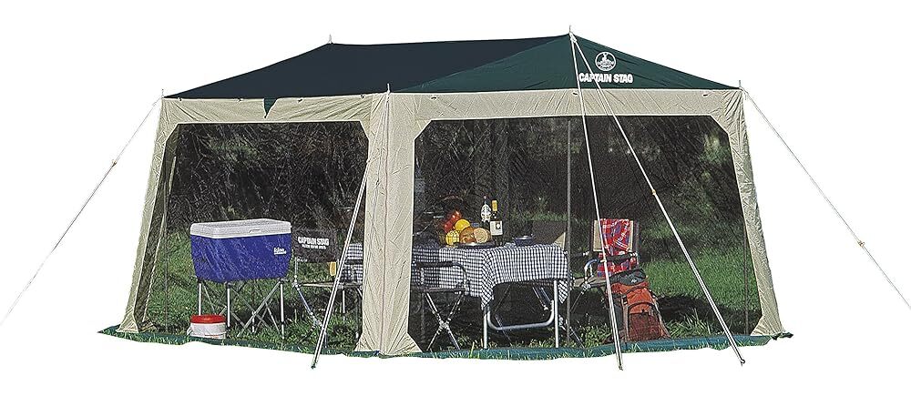 【即発送】キャプテンスタッグ プレーナ メッシュ タープ セット M-3154※北海道沖縄発送不可拍卖