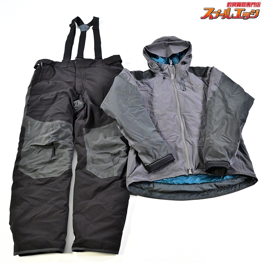 ★☆【シマノ】 ゼフォー ストレッチウォームスーツ RB-224R サイズアジアXL タングステン SHIMANO XEFO ジャケット K_100★☆e07633拍卖