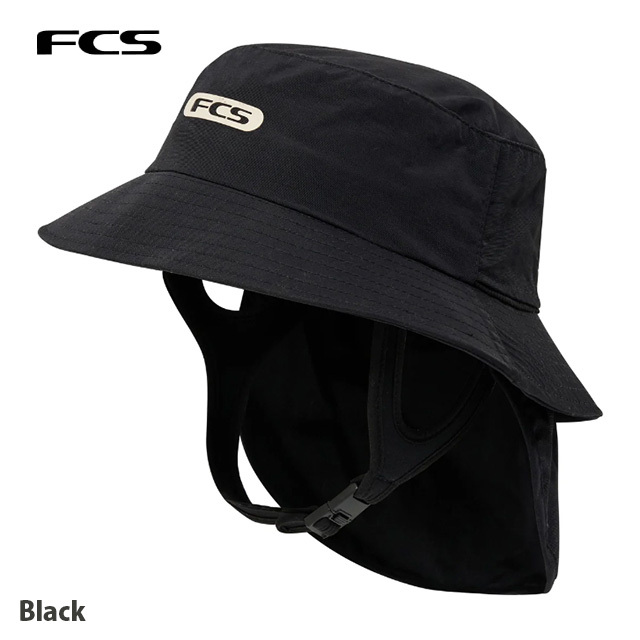【新品 即決】FCS ESSENTIAL SURF BUCKET HAT (夏用) BLACK / Lサイズ拍卖