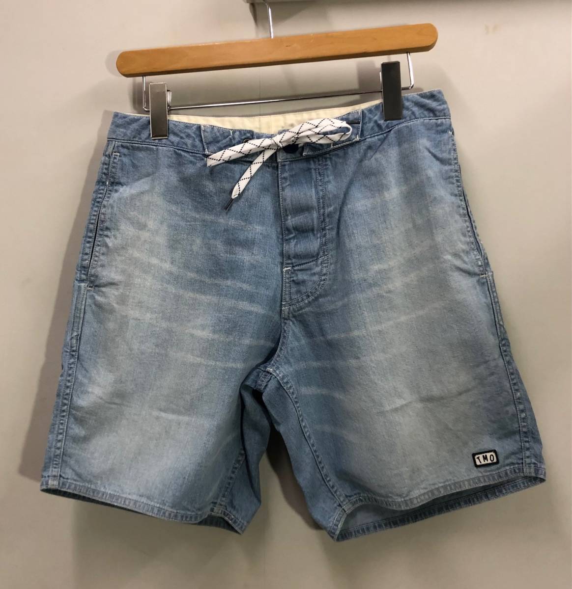 TURN ME ON(ターミーオン)『水陸両用ユーズド加工デニムボードショーツ』L拍卖