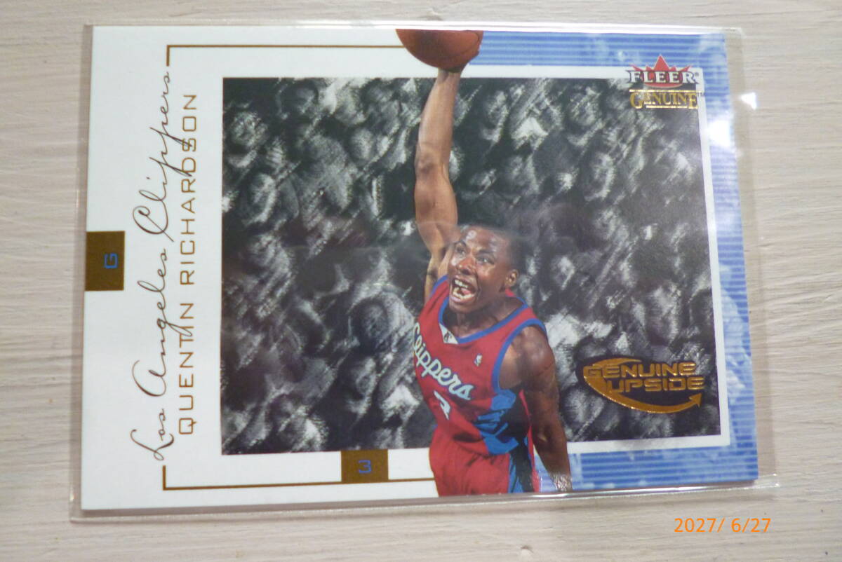 2000 バスケットボール FLEER 1500シリアル QUENTN EICHARDSON 0217/1500拍卖