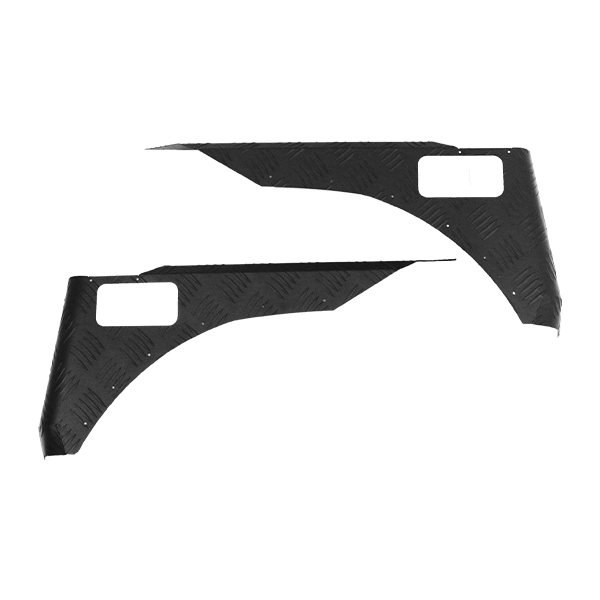 フロント コーナーガード 左右セット スズキ ジムニー SJ30 JA71 JA11 マットブラック 軽量 後付け プロテクター カスタム拍卖