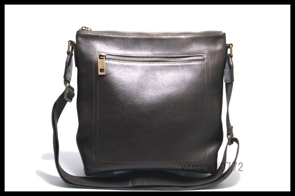 希少美中古■LOUIS VUITTON ユタ シャウニーMM レザー ショルダーバッグ ルイヴィトン■0619ut43912拍卖