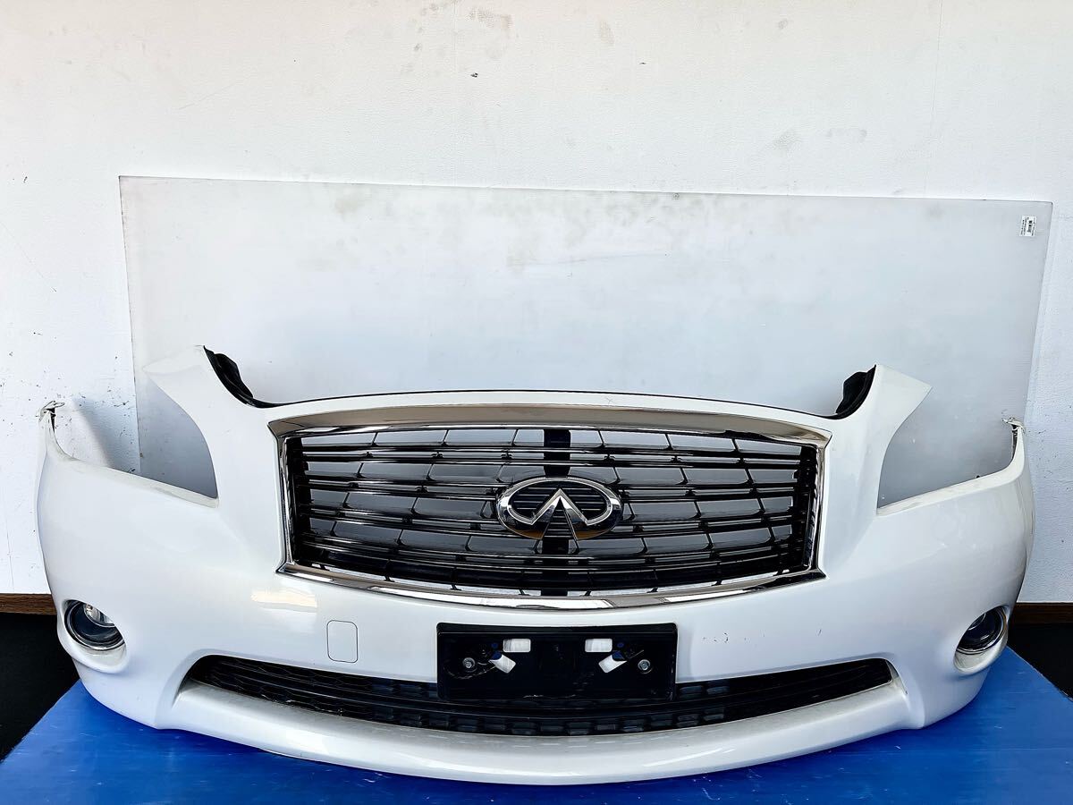 E フーガ DBA-Y51 フロントバンパーカバー ホワイト拍卖