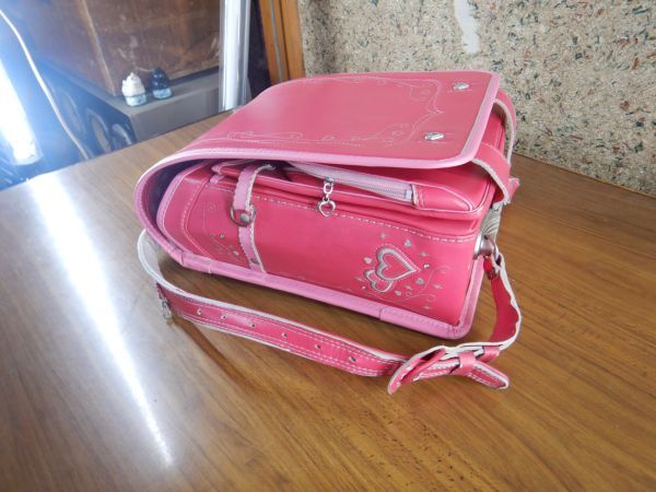 小学生ランドセル 062802 ピンク 女の子男の子 日本製 中古品拍卖