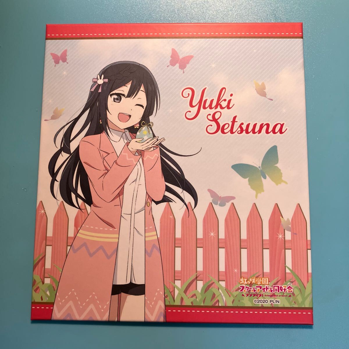 優木せつ菜【ラブライブ 虹ヶ咲スクールアイドル同好会】Gigoコラボカフェ セガコラボカフェ 色紙 ⑧拍卖