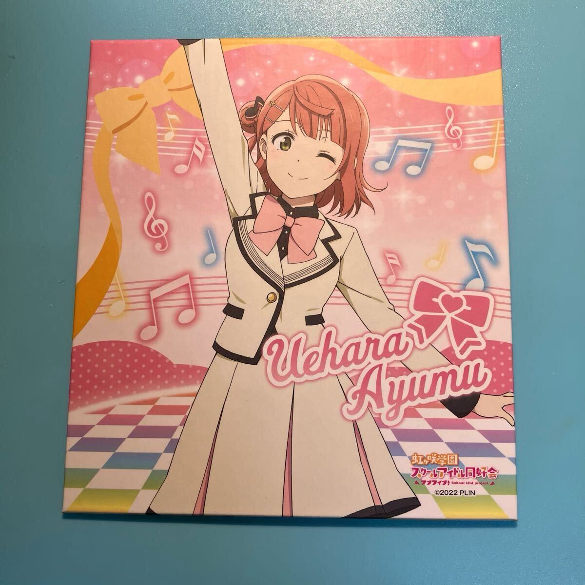 上原歩夢 12【ラブライブ 虹ヶ咲スクールアイドル同好会】Gigoコラボカフェ セガコラボカフェ 色紙 拍卖