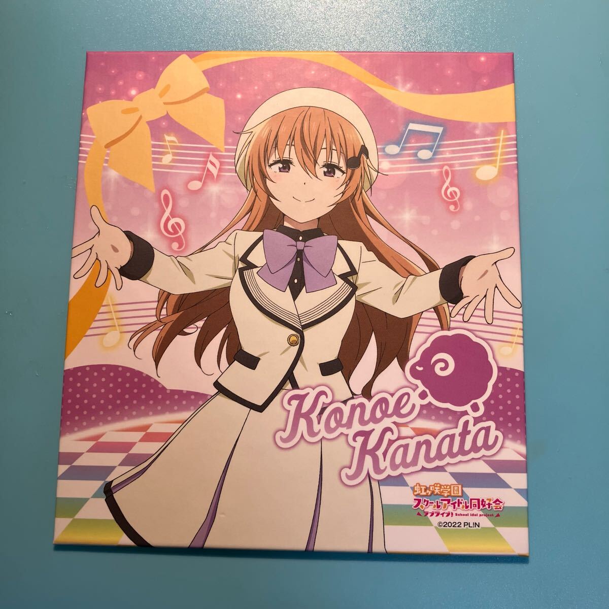 近江彼方 13【ラブライブ 虹ヶ咲スクールアイドル同好会】Gigoコラボカフェ セガコラボカフェ 色紙 拍卖